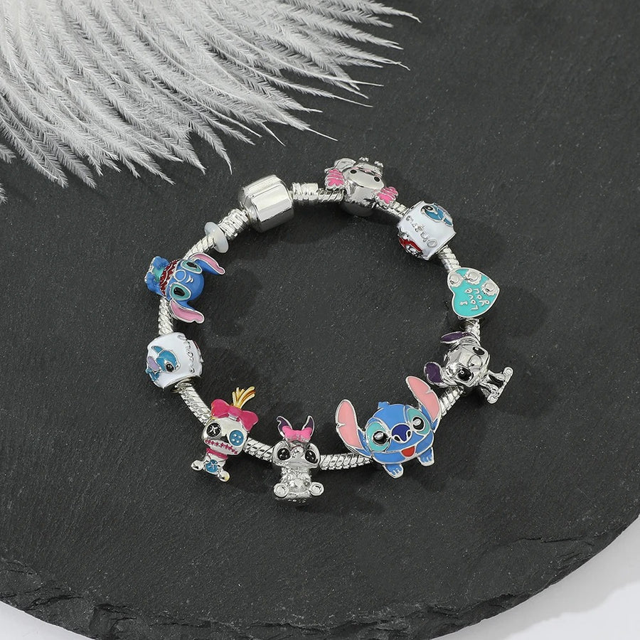 Pulsera familiar con 9 charms