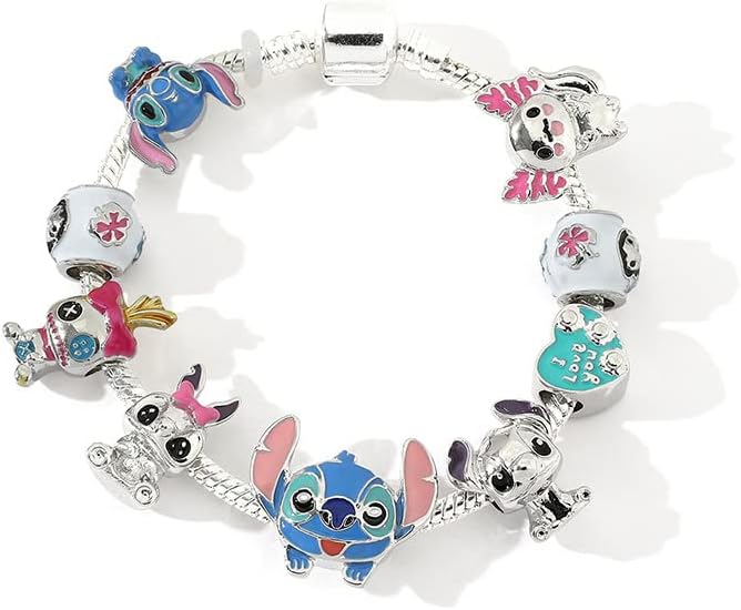 Pulsera familiar con 9 charms