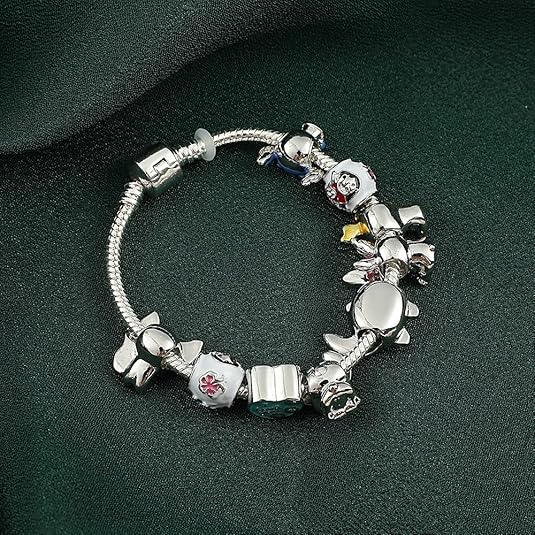 Pulsera familiar con 9 charms