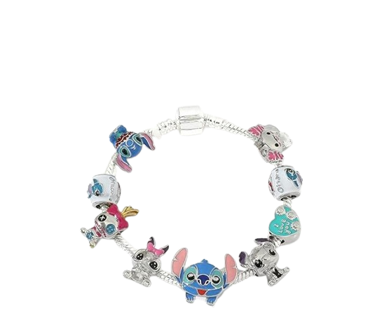 Pulsera familiar con 9 charms