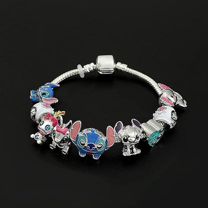 Pulsera familiar con 9 charms