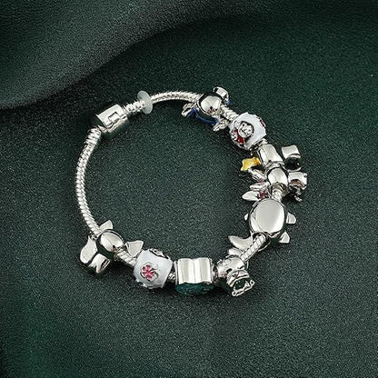 Pulsera familiar con 9 charms